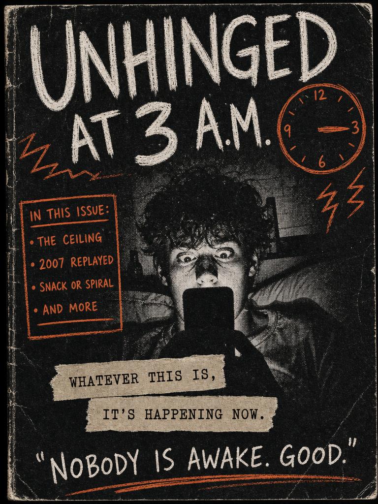 Cover of Unhinged At 3 A.M.
