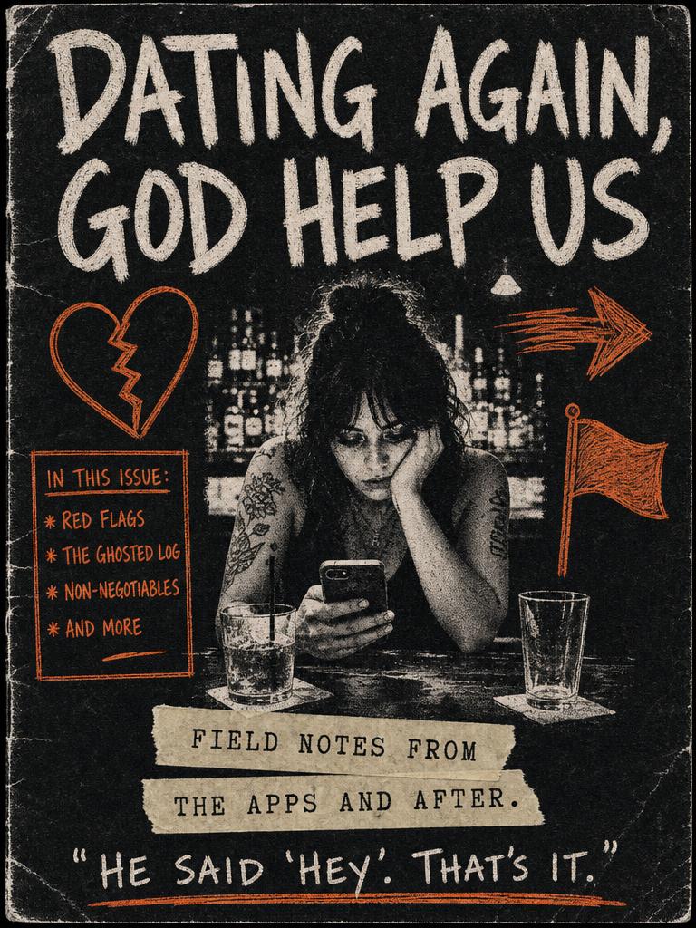 Cover of Dating Again, God Help Us