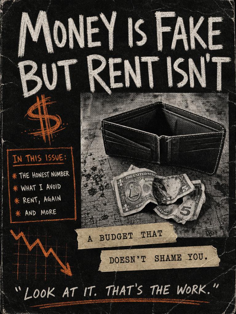 Cover of Money Is Fake But Rent Isn't