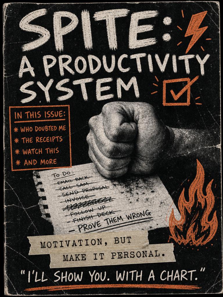 Cover of Spite: A Productivity System
